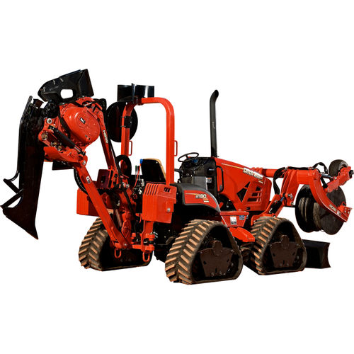Grabenfräse für Drainage - RT80 QUAD - The Charles Machine Works, Inc - auf Raupen / Aufsitz