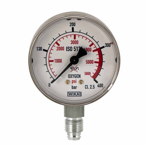 Analoges Manometer - Q6030210CR - OXYTURBO SPA - Gewinde / mit Analogausgang / für Gas