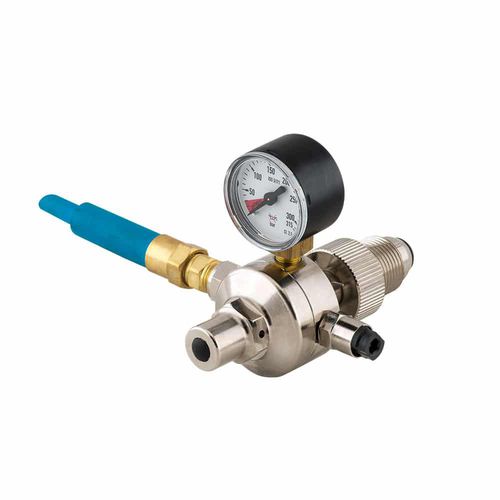 Regler und Druckminderventil / für Inertgas - MAJORFLY - OXYTURBO SPA - Sitz / Messing / mit Manometer