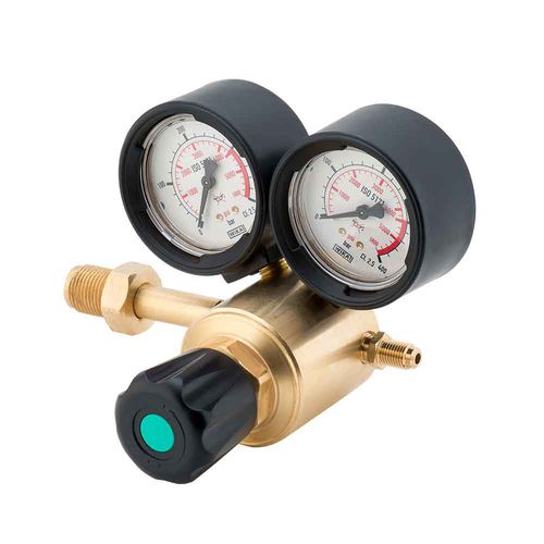 Regler und Druckminderventil / für Gas - MEGA HP200 - OXYTURBO SPA - Messing / Industrie / Flaschen
