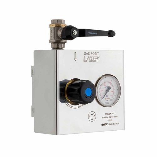 Regler und Druckminderventil / Gas - 19088 series - OXYTURBO SPA - Kolben / Metall / Edelstahl