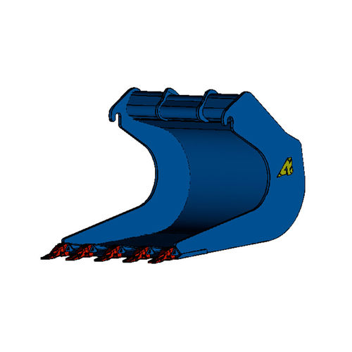 Standardschaufel mit Zähnen - BANANA  - ARDEN Equipment - für Hydraulikbagger / mit 5 Zähnen
