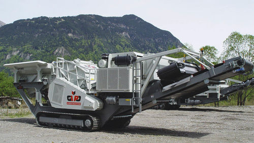 Schlagbrecher - GIPOREC R 110 series - GIPO AG - mobil / dieselbetrieben / auf Raupen