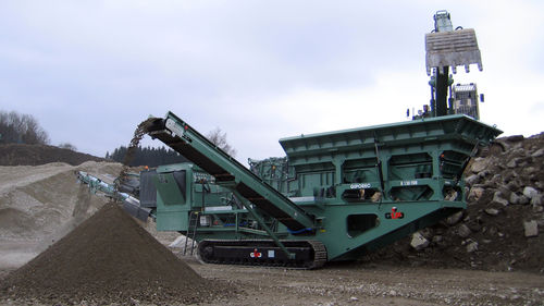 Schlagbrecher - GIPOREC R 130 series - GIPO AG - mobil / dieselbetrieben / auf Raupen