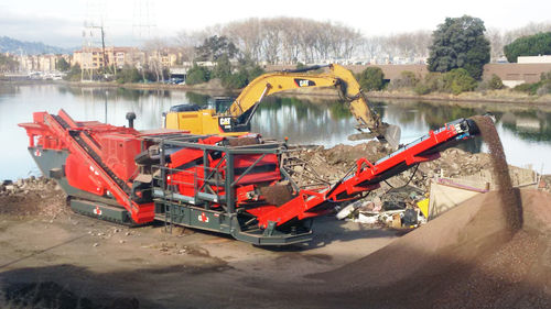 Schlag-Brechanlage - GIPOKOMBI RC 130 series - GIPO AG - mobil / auf Raupen