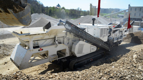 Schlag-Brechanlage - GIPOKOMBI RC 131 series - GIPO AG - mobil / auf Raupen