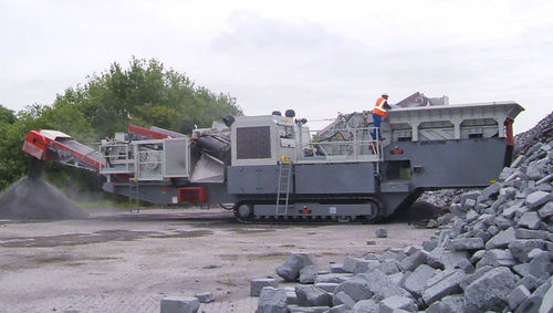 Schlag-Brechanlage - GIPOKOMBI RC 150 series - GIPO AG - mobil / auf Raupen