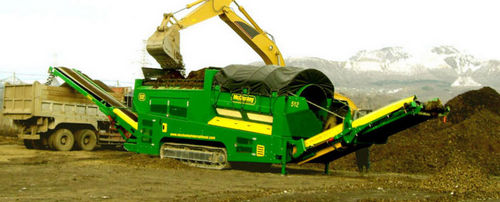 Siebmaschine für Steinbrüche - 512 R-T - McCloskey International Limited - mobil / Trommel / für Schüttgut