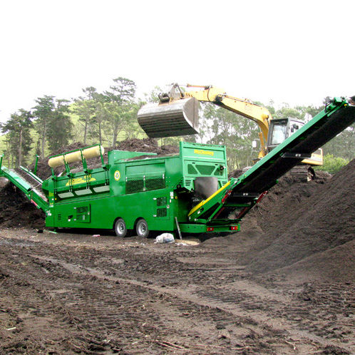 Siebmaschine für Steinbrüche - 516 AT - McCloskey International Limited - mobil / Trommel / für Schüttgut