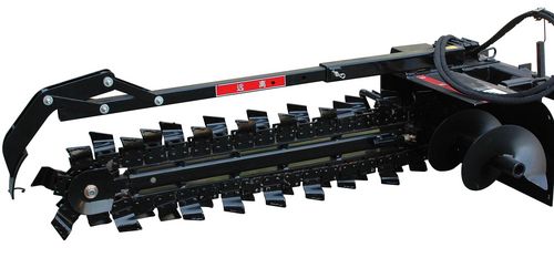 Ketten-Grabenfräse - Zhejiang Hero Time Machinery Co., Ltd. - für Kompaktlader