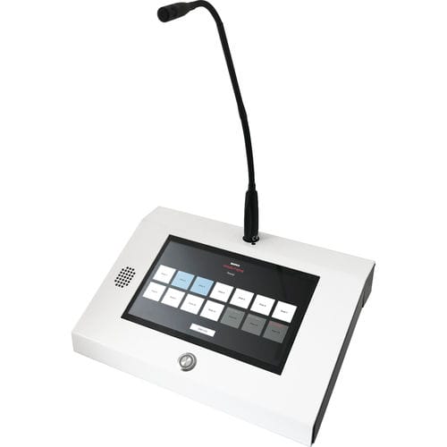 Audio-Gegensprechanlage - ANNUNCICOM PS TOUCH - Barix - Desktop / page / party line