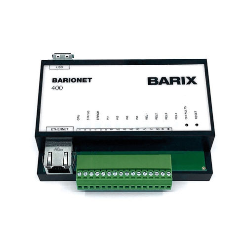 Digitales EA Modul - BARIONET 400 - Barix - Ethernet / USB / 4 Digitaleingänge
