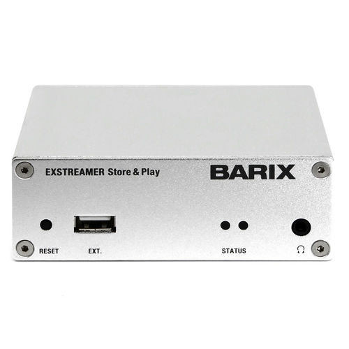 IP-Decoder - EXSTREAMER STORE&PLAY - Barix - Audio