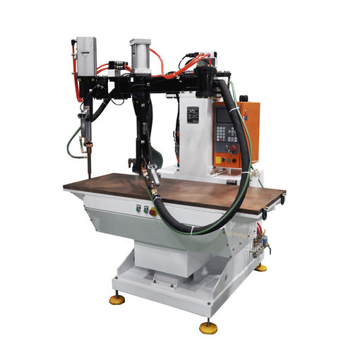 Punktschweißmaschine - DB-220-15022, DB-220-15009 - Heron Intelligent Equipment Co., Ltd - PLC-gesteuert / CNC / hydraulisch