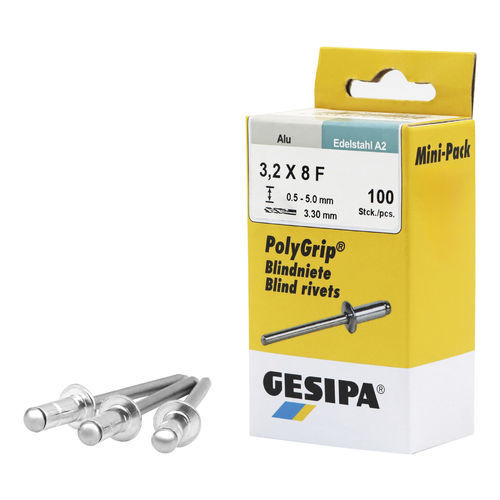 Blindniete - Mini-Pack PolyGrip® - SFS Group Germany GmbH - Linsen / Aluminium / Edelstahl