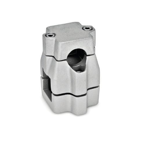 Runder Rohrverbinder - KMU series - Inocon GmbH - Kreuz / quadratisch / Aluminiumguss