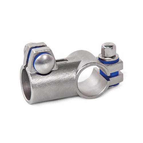 T-Rohrverbinder - TE series - Inocon GmbH - Kreuz / Edelstahl / regelbar