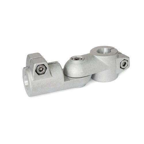 Runder Rohrverbinder - GSP series - Inocon GmbH - mit Gelenk / Aluminiumguss / regelbar