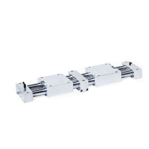 Kugelgewindespindel-Linearachse - PD3DK series - Inocon GmbH - Doppelrohr / manuell / Aluminium