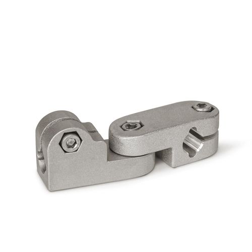 Runder Rohrverbinder - GKQ series - Inocon GmbH - mit Gelenk / Edelstahl / regelbar