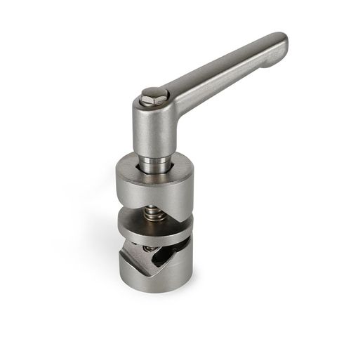 Runder Rohrverbinder - GMV  - Inocon GmbH - Edelstahl / regelbar / Rohrhalter