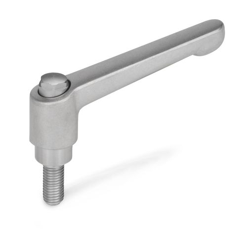 Edelstahl-Klemmhebel - HEK series - Inocon GmbH - verstellbar / Gewinde / rostfrei