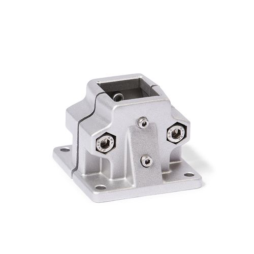 Runder Rohrverbinder - BM.E series - Inocon GmbH - quadratisch / Aluminium / regelbar