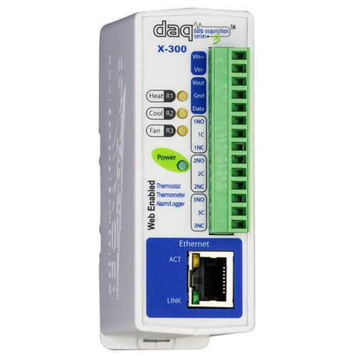 Programmierbarer Thermostat - X-300™ series - Xytronix Research & Design, Inc. - mit Relais / für DIN-Schiene / für Kalt- und Warmbetrieb