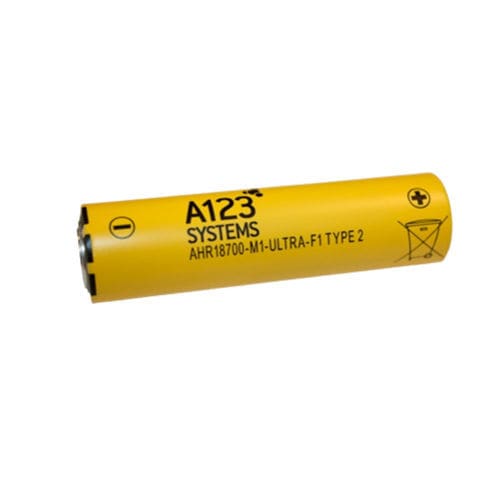 Lithium-Eisenphosphat-Batterie - F1 - a123systems - zylindrisch / 3 V / für elektrisches Handwerkzeug