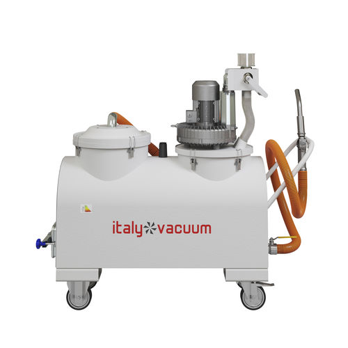 Industriesauger - Mastertank - ITALYVACUUM S.R.L. - für Öl und Späne / elektrisch / auf Reifen