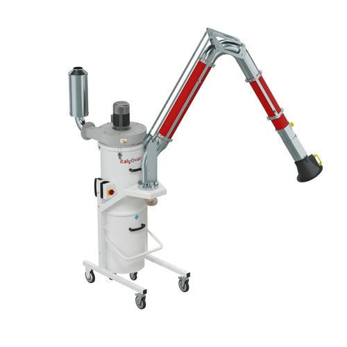 Mobile Rauchabzugsanlage - Universal Smoke - ITALYVACUUM S.R.L. - Schweiß / mit Aktivkohlefilter / mit HEPA-Filter