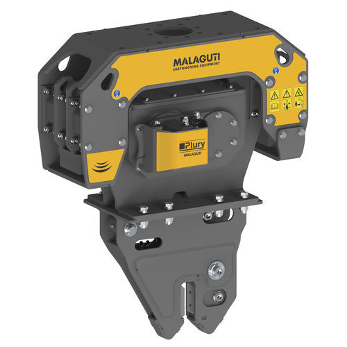 Pfahlramme mit Klammer für H-Träger - PLURY - Malaguti srl - Vibration