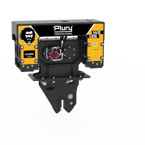 Pfahlramme mit Klammer für H-Träger - PLURY - Malaguti srl - Vibration