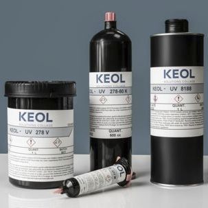 Epoxid-Klebstoff - KEOL-UV 4519 - KEOL - für Glas / Einkomponenten / Industrie