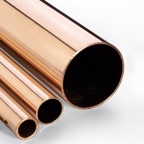 Kupferlegierungsrohr - Bronmetal - rund / für elektrische Anwendungen