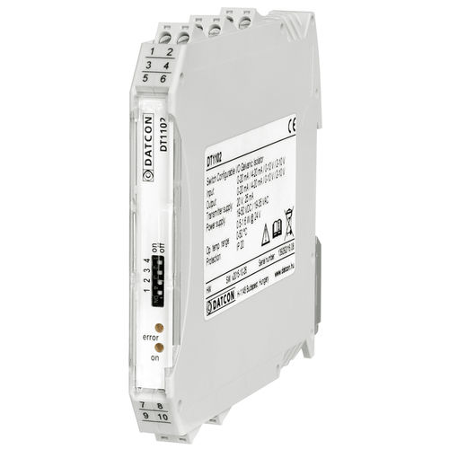 Galvanischer Isolator - DT1102 IP - Datcon Industrial Electronics Ltd. - elektronisch / 4-20mA / Polymer