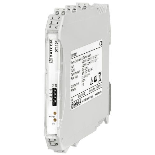 Galvanischer Isolator - DT1102 (PS) switch selectable I/O - Datcon Industrial Electronics Ltd. - 4-20mA / Strom / DC-Spannung