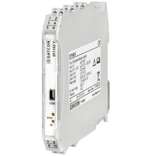 Galvanischer Isolator - DT1102 V fully configurable I/O - Datcon Industrial Electronics Ltd. - 4-20mA / Spannung / Strom