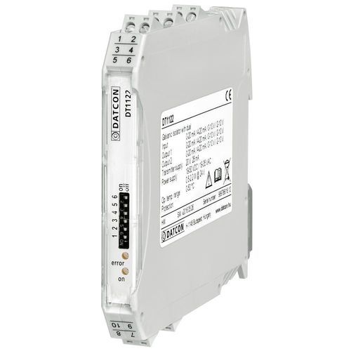 Galvanischer Isolator - DT1122 dual-output (splitter) - Datcon Industrial Electronics Ltd. - 4-20mA / Spannung / Strom