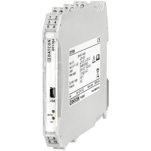 Galvanischer Signal-Isolator - DT1104 UI RS4 - Datcon Industrial Electronics Ltd. - Strom / Spannung / 4-20mA