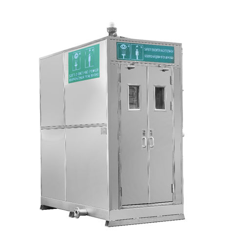 Mobile Sicherheitsdusche - shanghai DaAo safety equipment Co.LTD - für gefährliche Umgebungen / für Außenbereich / Augen Gesicht