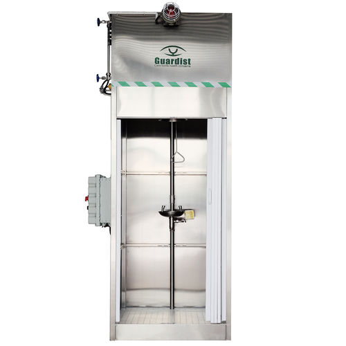 Bodenstehende Sicherheitsdusche - DAAO6604-6 - shanghai DaAo safety equipment Co.LTD - augen / Boiler / automatisch