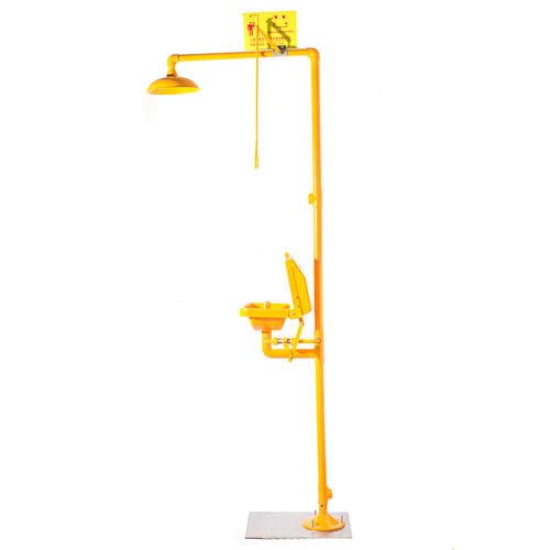 Sicherheitsdusche auf Plattform montiert - DAAO6613-D - shanghai DaAo safety equipment Co.LTD - augen / Edelstahl
