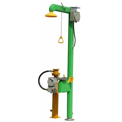Sicherheitsdusche auf Plattform montiert - DAAO6615EH - shanghai DaAo safety equipment Co.LTD - augen / Kunststoff / Boiler