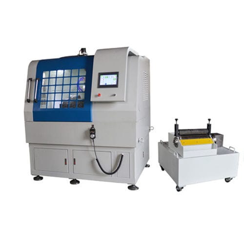 Schneidemaschine für Metallographieanwendungen - QGZ series - Shanghai Shangcai testing machine Co.,Ltd - Rundmesser / PLC-gesteuert / automatisch