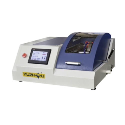 Schneidemaschine für Metallographieanwendungen - JMQ-60Z - Shanghai Shangcai testing machine Co.,Ltd - Rundmesser / Proben / PLC-gesteuert