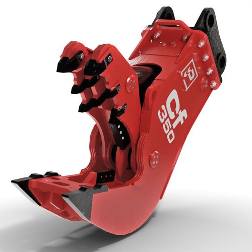 Hydraulische Abbruchzange / für Sekundärabbruch - CF350 - Promove srl - für Beton / für Gebäude / für Hydraulikbagger