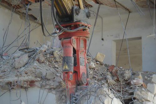 Hydraulische Abbruchzange / für Primärabbruch - CP1510 - Promove srl - für Sekundärabbruch / für Beton / drehbar