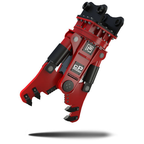 Hydraulische Abbruchzange / für Primärabbruch - CP2000 - Promove srl - für Sekundärabbruch / für Beton / drehbar