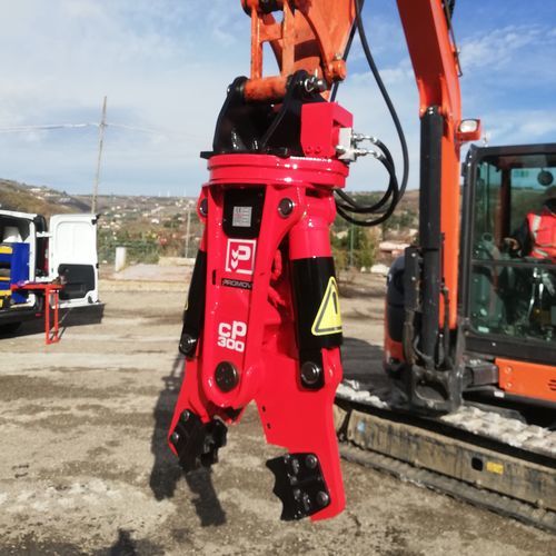 Hydraulische Abbruchzange / für Primärabbruch - CP300 - Promove srl - für Sekundärabbruch / für Beton / für kontrollierten Abbruch